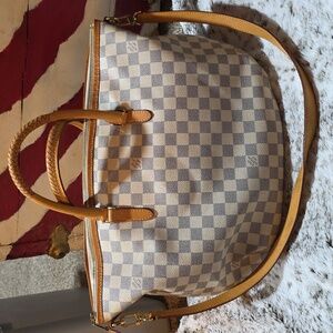 Louis Vuitton Damier Azur Riviera Handbag 2 Way